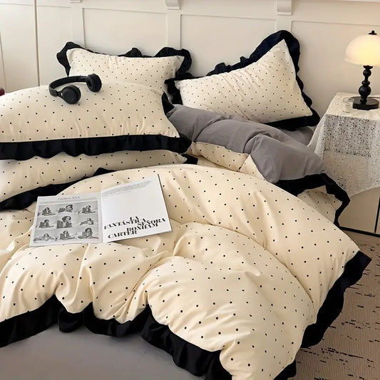 French Ruffle Pillow Set